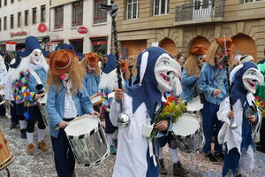Cortège bei der Baseler Fasnacht