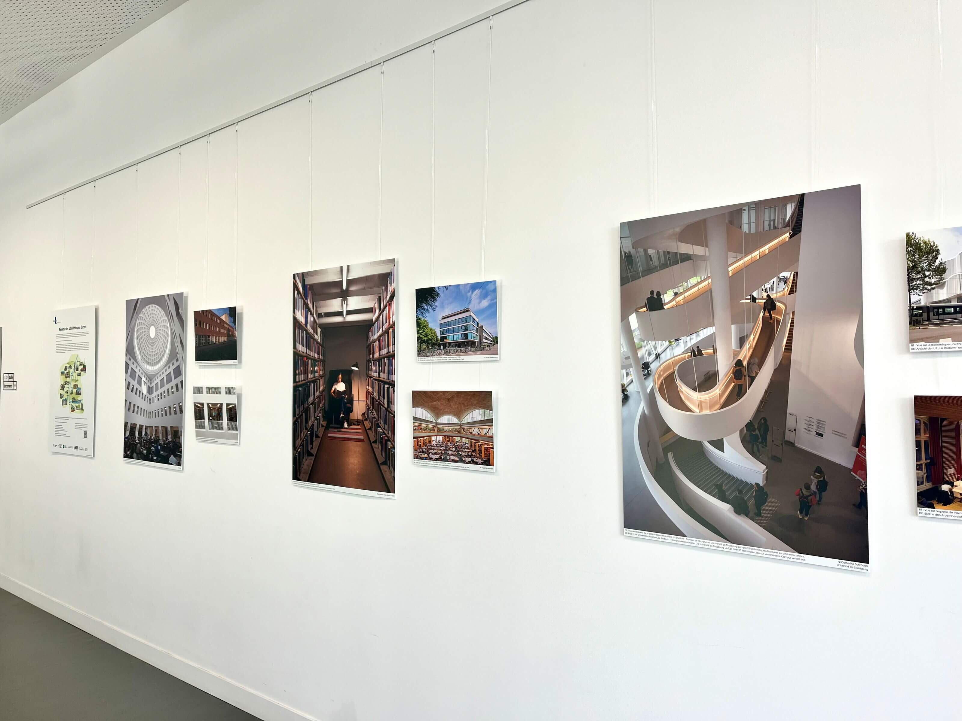 Wanderausstellung über die Eucor-Bibliotheken im Le Studium, Strasbourg