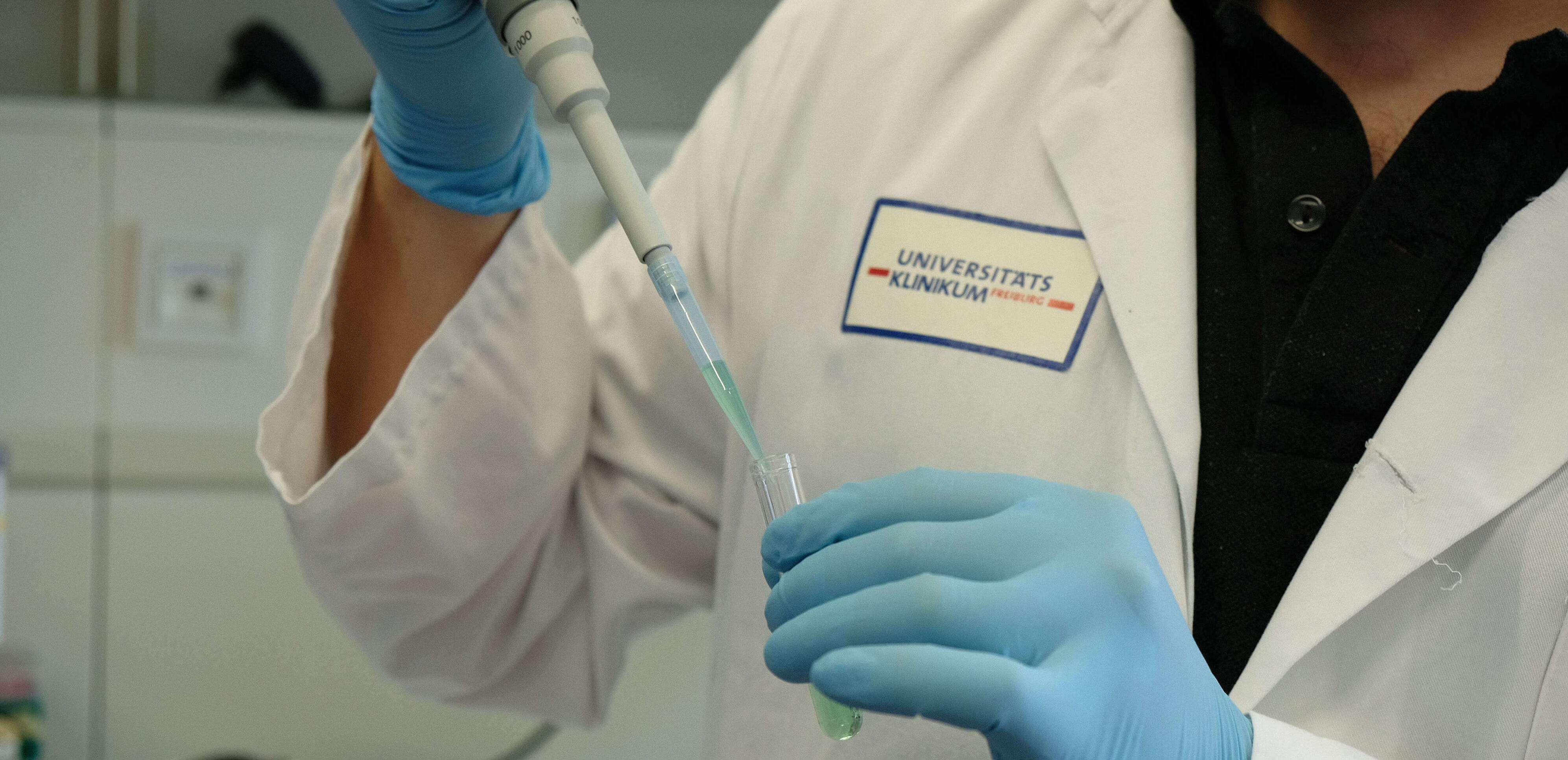 Pipettentests in der Universitätklinik Freiburg