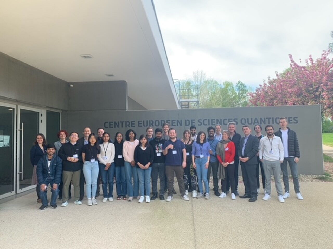 Promovierende des QUSTEC-Programmes vor dem CESQ