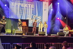 Science Slam on stage