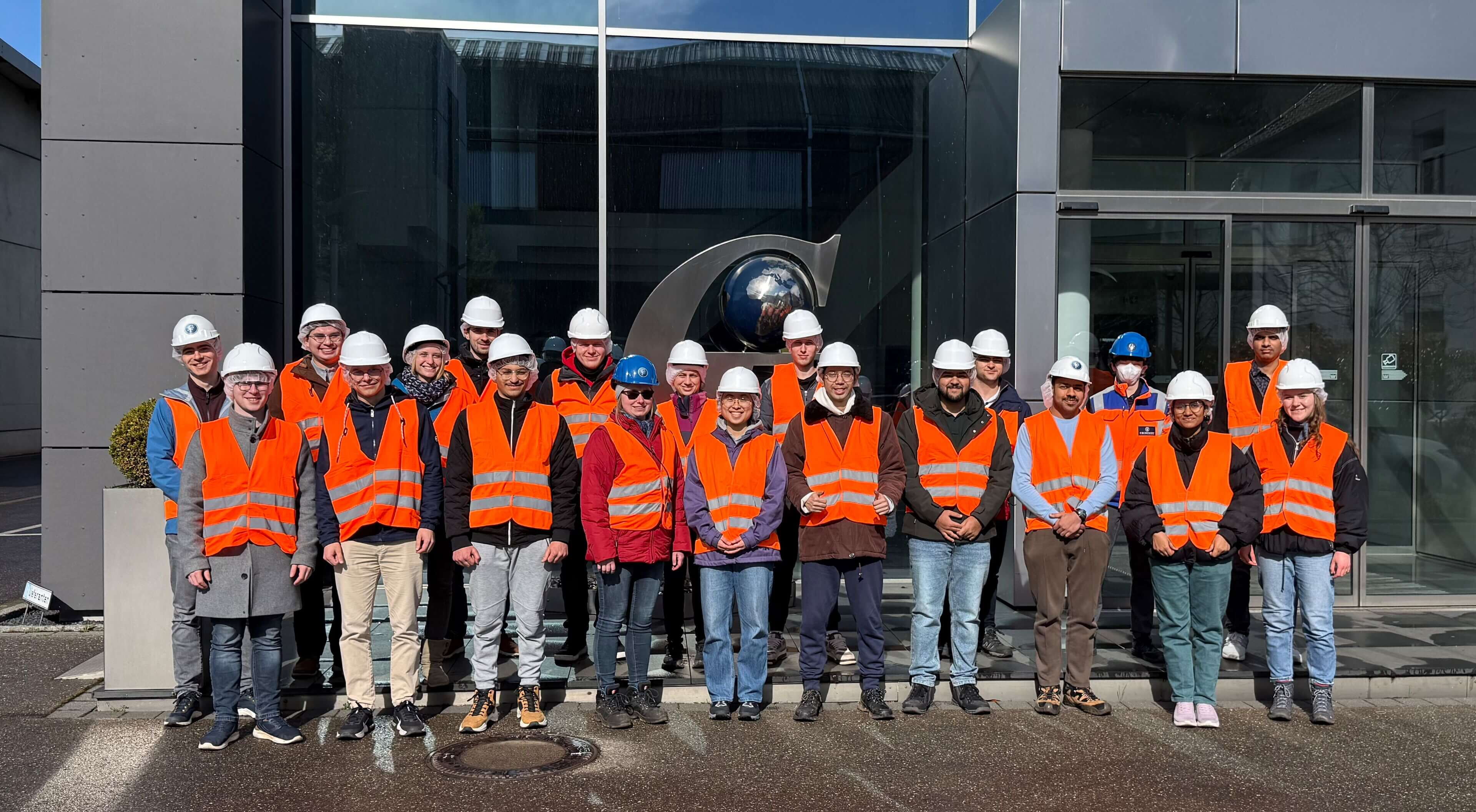 Gruppenbild Exkursion KIT-Frühlingsakademie Nachhaltigkeit. Eucor