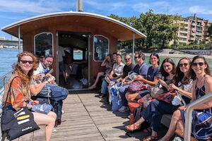 Eucor-Teambuilding 2024 in Basel – auf dem Boot