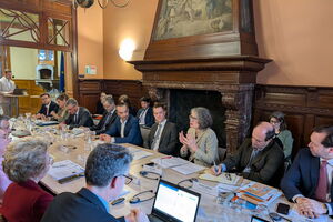 Experts discussing in Brussels