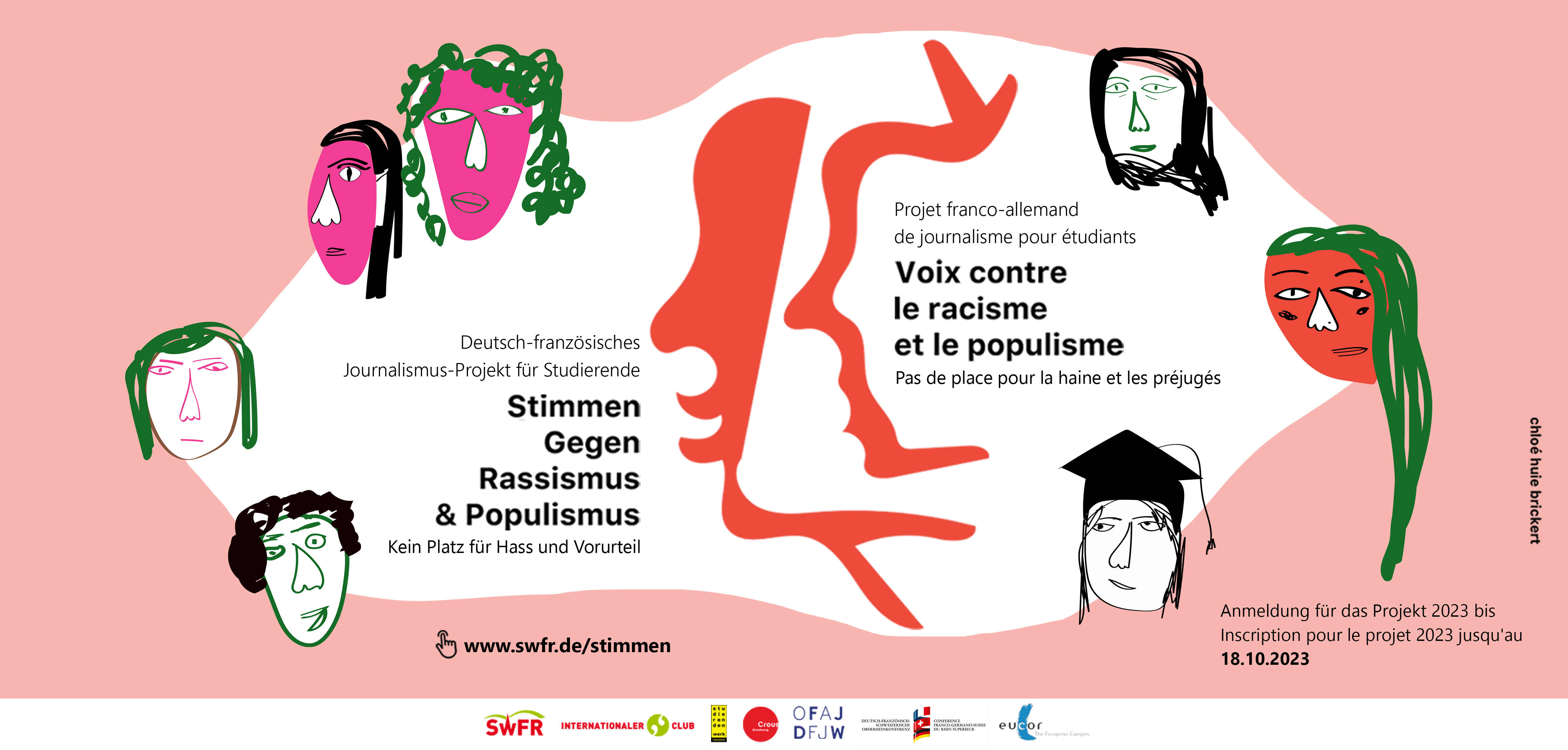 Projet franco allemand de journalisme pour étudiants : Voix contre le racisme et le populisme